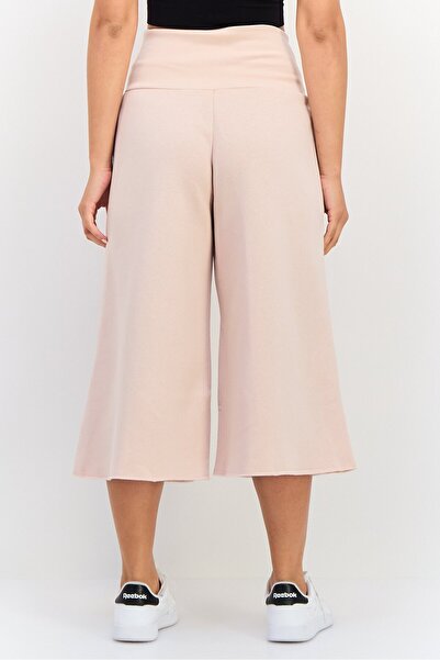 Reebok Women Sportswear Fit Outdoor 3/4 Wide Leg Pants, Light Pink