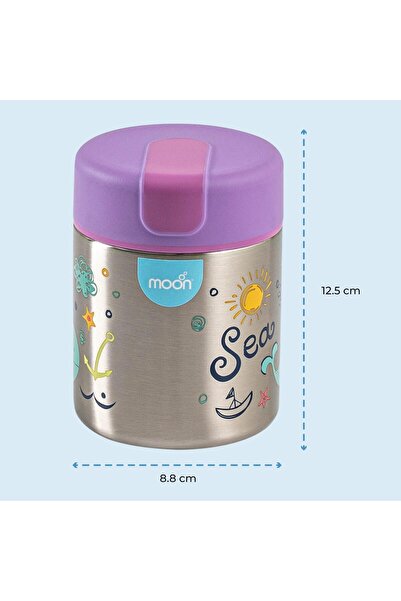 erorex Double Wall Stainless Steel Thermal Food Jar 10Oz Insulated Hydro Flask Wide Mouth + Lockable Lid