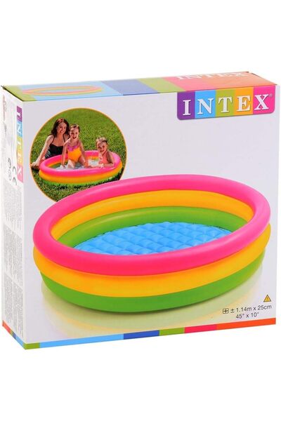 erorex Sunset Glow 57412Np Baby Pool 3 Ring Diameter 114 X 25 Cm