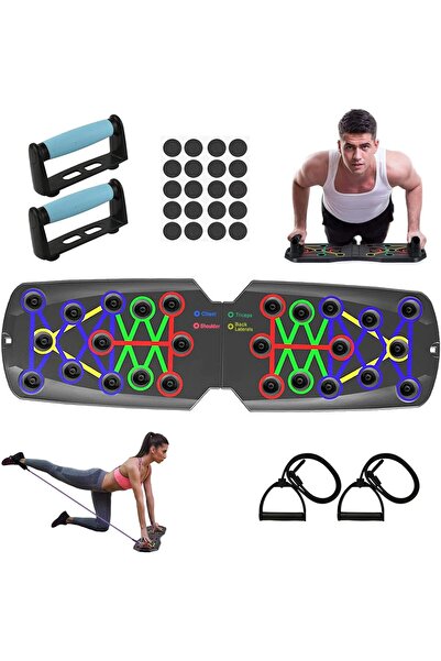 erorex Push Up Board Multi Function 28 1 Push Up Bar Foldable Portable Pushups Handles Floor Home Workout