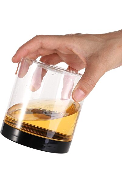 erorex 16 Pack 17 Oz Clear Plastic Jars Black Lids, Leak Proof Round Food Safe Storage Containers Kitchen