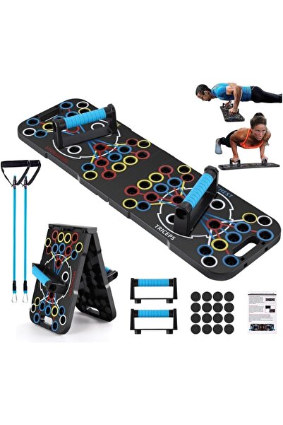 erorex Push Up Board Multi Function 54 1 Push Up Bar Foldable Push Up Handles Floor Strengthen Arms Core
