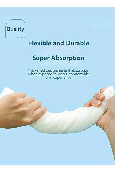 erorex Disposable Bath Towels 55 x 27 inch Portable Compressed Towels Big Size Soft Super Absorbent