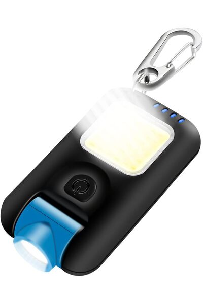 erorex Mini LED Flashlight Clip Light Rechargeable 270° Rotatable Headlamp Waterproof Pocket Light Torch