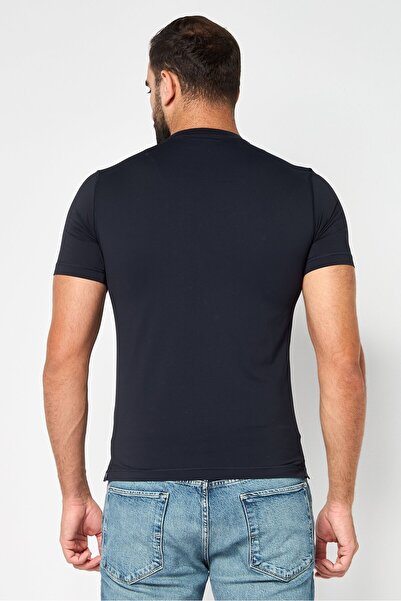 Replay Men Sportswear Fit Embroidered Logo Short Sleeves Outdoor T-Shirt, Black