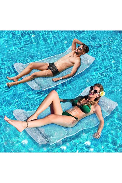 erorex 4 1 2 Pack Inflatable Swimming Pool Float Row Inflatable Pool Lounge Floats Multi Purpose Water