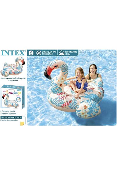 erorex Tropical Flamingo Ride On Pool Toy