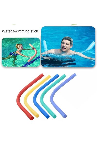 erorex 4 Pack 52 Inch Hollow Foam Pool Swim Noodles Bright Colored Foam Noodles Swimming Floating Craft