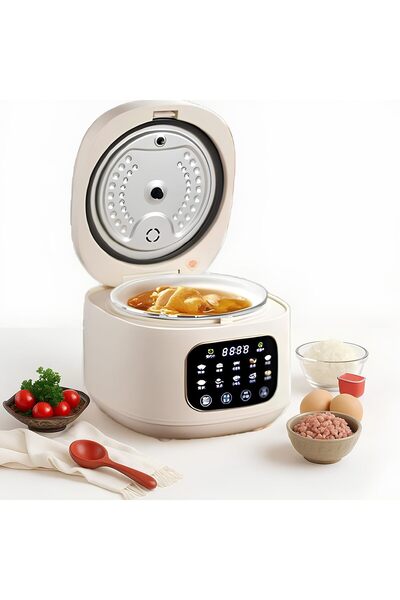 erorex 3L Low Sugar Rice Cooker Steamer – Smart Multi Cooker Rice, Soup, Stew & Cake – Timer, Reservation