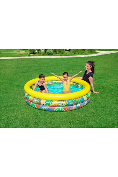 erorex Play Paddling Pool | Floral Inflatable Kids Pool For Toddlers Girls And Boys 1.68 M X 38 Cm