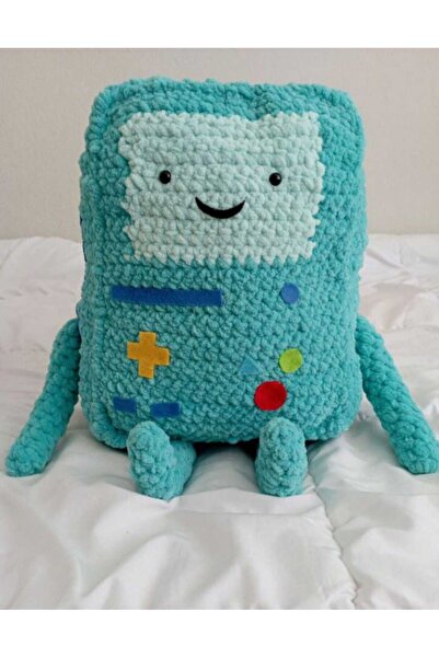 eklektis Adventure time bmo figürü - Örgü bmo peluş