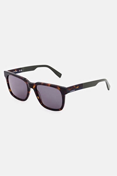 Lacoste Men L996S230 Square Sunglasses, Havana Brown
