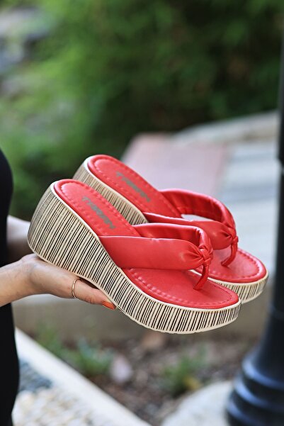 Madam Tarz Napoli Wedge Sole Flip Flops