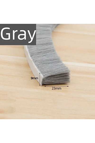 Choice10 10M 9x23mm-gray 10Meters Brush Strip Self Adhesive Door Window Seali...