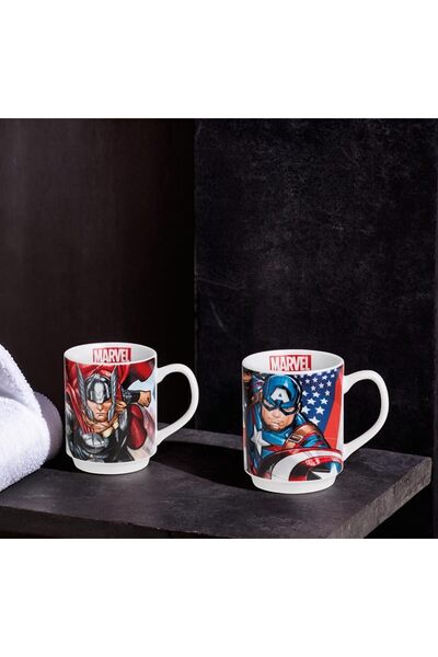 EGAN Marvel Thor Stacking Cup, 350 ml – Porcelain Coffee & Tea Mug