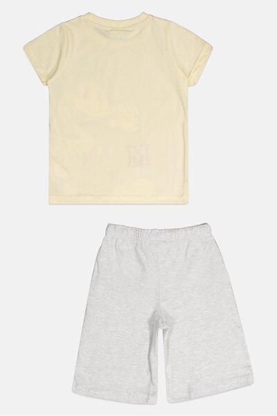 Disney Toddlers Girl Mickey And Friends Top And Bottom Pajama Set, Multicolor