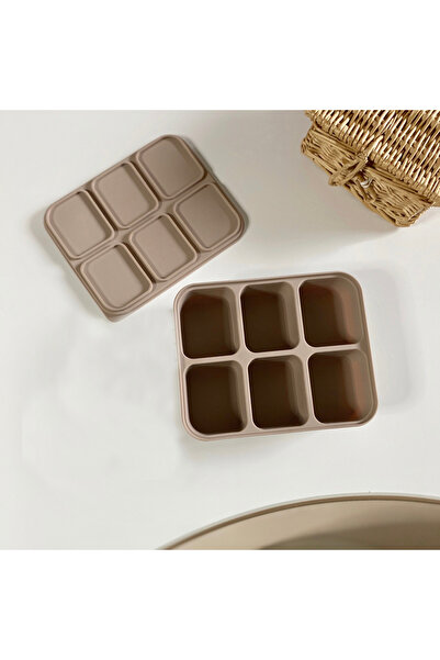 choice2 6 شبكات بني رمادي رائجة البيع 12 شبكة صواني مكعبات للفريزر قالب صانع كرات الثلج قالب مكعبات ثلج مربع صغير