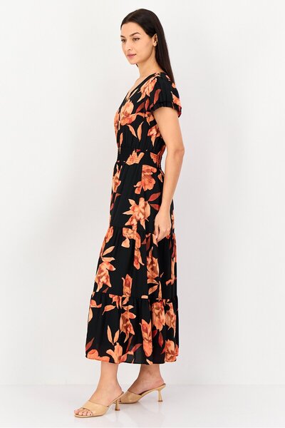 NANETTE LEPORE Women Floral Print Maxi Dress, Multicolor