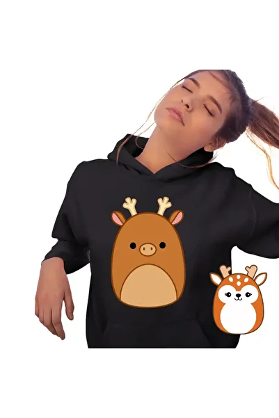 OEM Women's Hoodie Squishmallows Deer Squish