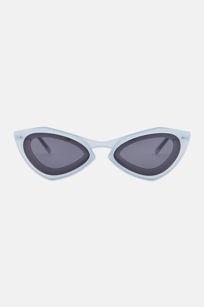 Calvin Klein Women BC497843 Cat Eye Uv Protection Sunglasses, Light Blue