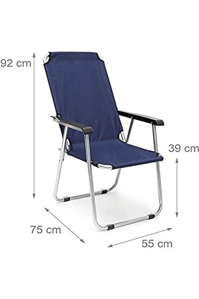 GO2CAMPS Folding Camping Chair-Beach Chair for Garden Balcony or Festivals Outdoor Collapsable Chair