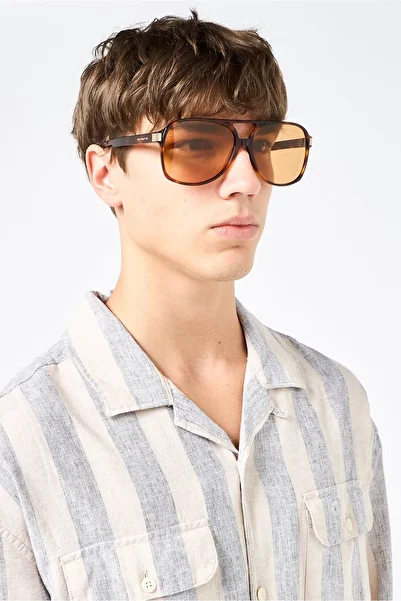 Lacoste Men L977S Aviator Sunglasses, Multicolor