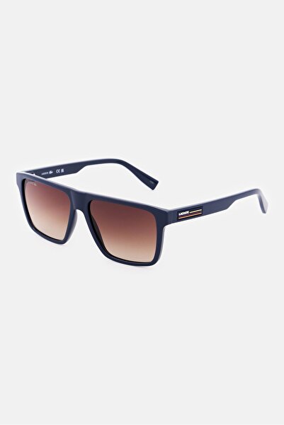 Lacoste Men L6027S Square Sunglasses, Navy Blue