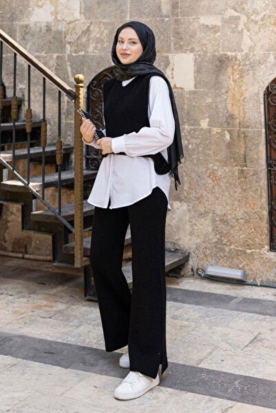 Şulemoda Giyim Σετ Τριπλό Πλεκτό Venus Μαύρο