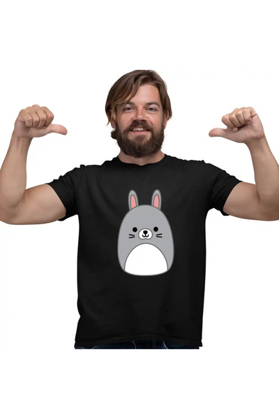 OEM Ανδρικό T-shirt με σχέδιο κουνελιού Squishmallow