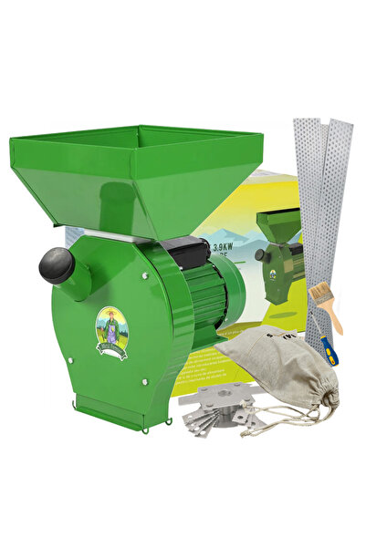 Golden Fish Moară electrică Little Farmer cu sac, 3,9 KW, bol mare, 270 Kg/h