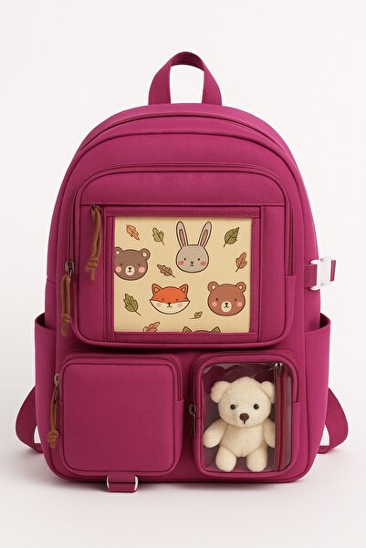 Lider İlkokul Çantası Ayıcıklı Mor