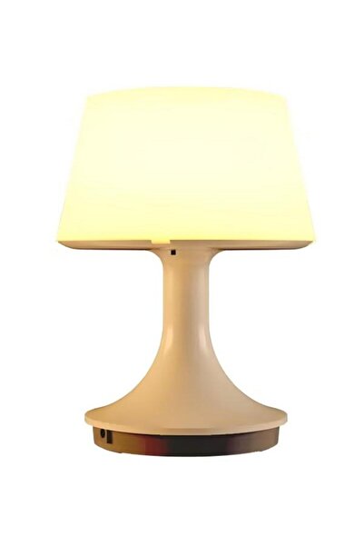 fun zone Bedside Table Lamp LED Desk Lamp with Charging Port and Remote Control