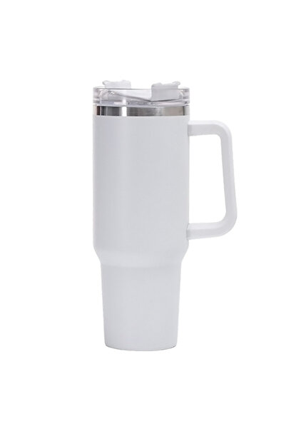 Flippy Cana Termos din Plastic, pentru Bauturi Calde si Reci, cu Maner, 9.9x9...