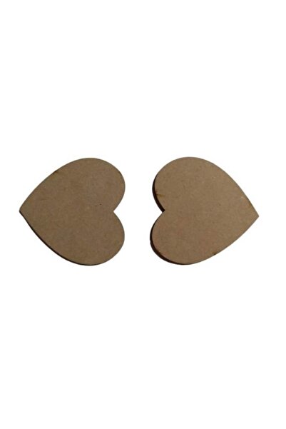 OEM MDF board, heart, 9cm x 9cm