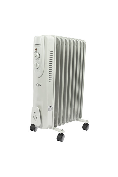 BÖHM Calorifer electric cu ulei BOH-29 BoHM, 8 elementi , 3 trepte de putere 800/1200/2000 W, termostat