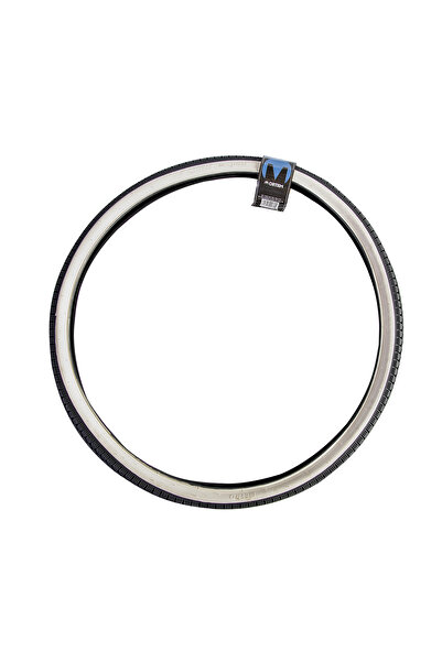 ORTEM Bicycle Tire 28x1.75 M-1400 BND WHITE (47-622) Puncture Protection 1MM MTR