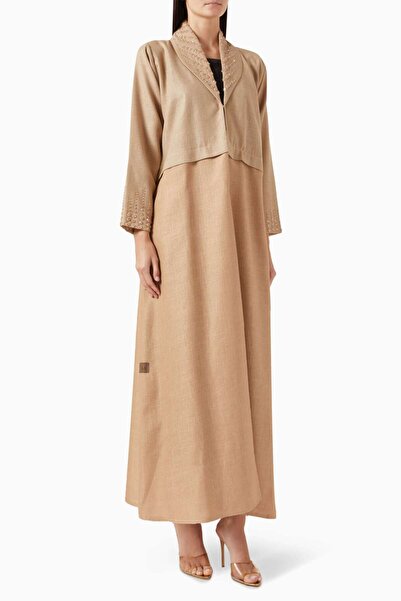 Rauaa Official Pearl-Embellished Abaya Reflecting Elegance Ideal for Everyday...