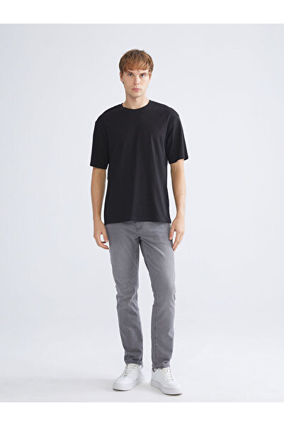 LC Waikiki Sparkling Selections from Shining Store |   Crew Neck Combed Cotton Men's T-Shirt