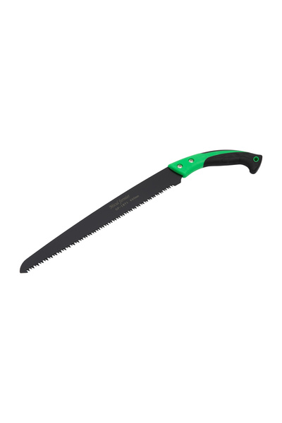 micul fermier Black straight saw with green handle