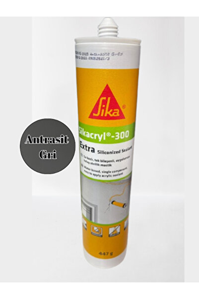 Sika SİLİKONİZE MASTİK ANTRASİT GRİ