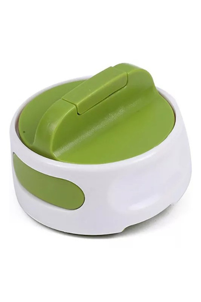 Flippy Desfacator Manual de Conserve si Sticle, Flippy, 6.8 x 4.8 cm, din ABS + Otel, Verde/Alb