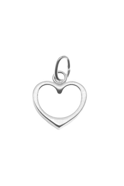 Flippy Pandantiv, Jolie Silver, Argint 925, Model Inima Contur, 0.6 g, 15x12 mm