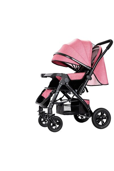 Mixbo Carucior Copii Multifunctional 2 in 1 Reglabil Mixbo, Cadru din Aluminiu si Suspensii, Pink