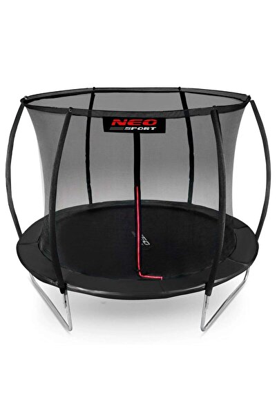 DacEnergy Trambulina de gradina , stalpi metalici profilati, scara metalica, sarcina maxima 100 kg, plasa d...