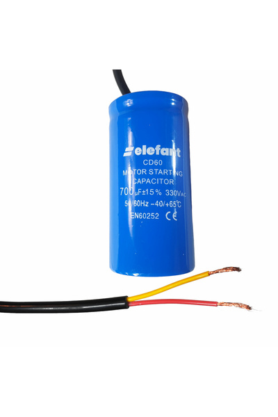 elefant Condensator cu fire CD60 700µF 50x100mm 330V,