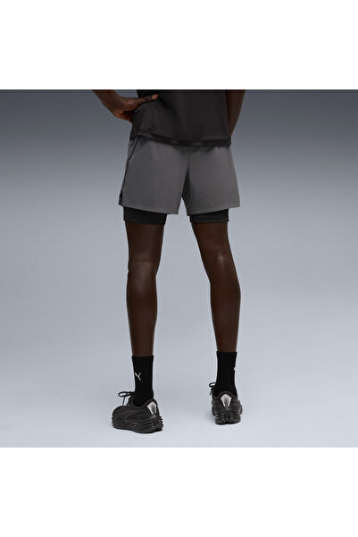 Puma Run Velocity 2in1 Men's Gray Running Shorts