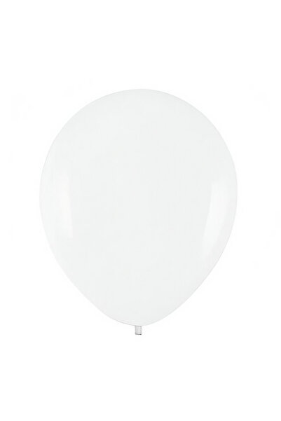 Flippy Set 10 Baloane din Latex, Flippy, Model Party, 13 cm, 1 g, Alb