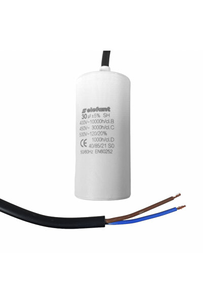 elefant Condensator cu fire CBB60 30µF 45x95mm 450V,