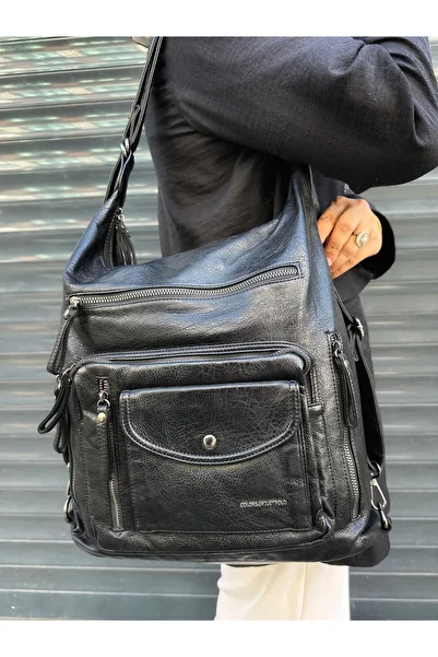 Just Polo Original Women's New Season Multi-Compartment Luxury Soft Leather Adjustable Cross Strap Stylish Shoulder Bag