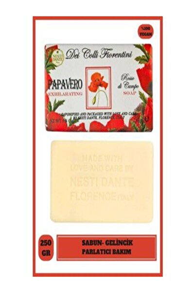 Nesta Nesti Dante Papavero Poppy Solid Soap 250 Gr